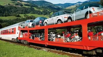 امکان واردات خودرو با قطار فراهم شد