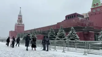 مسکو سفیدپوش شد