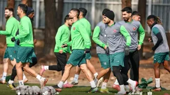 پرسپولیس در بازی دوستانه مقابل تیم لیگ یکی