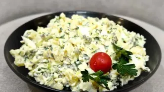 راز خوشمزگی سالاد سیب زمینی کریسمسی؛ دستور سنتی جمهوری چک