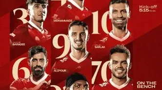 اعلام ترکیب پرسپولیس برابر پیکان