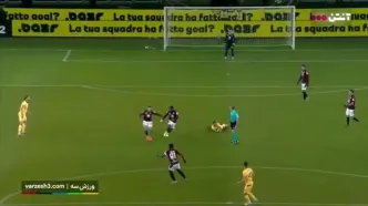 گل دوم تورینو به میلان+ ویدئو