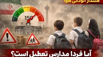 خبر فوری اعلام تعطیلی مدارس تهران فردا 6 دی ماه 1404