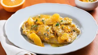 طرز تهیه غذای لاکچری اما ساده: اسکالوپینه پرتقالی