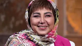 بهنوش بختیاری با یک تیپ یلدایی در ویژه برنامه تلویزیون