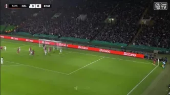 ویدیو: گل اول رم به سلتیک توسط مانچینی