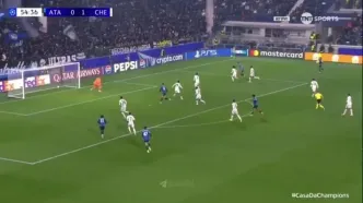 ویدیو: گل اول آتالانتا به چلسی توسط اسکاماکا