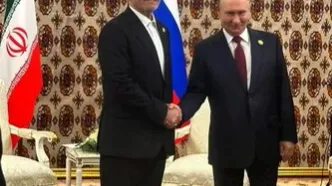 دیدار روسای جمهور ایران و روسیه