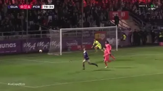 ویدئو: واکنش استثنایی تراشتگن مانع از فروریختن دروازه بارسا شد