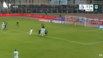 ویدیو: گل اول خیبر به استقلال توسط مهرداد قنبری