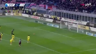 گل دوم میلان به هلاس ورونا توسط انکونکو را ببینید + ویدیو