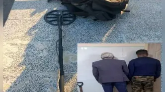 کشف گنج‌یاب ۱۰ میلیاردی فاقد مجوز در تیبا