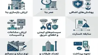 هزینه بیمه آتش‌سوزی مجتمع مسکونی؛ عوامل موثر و نحوه محاسبه دقیق