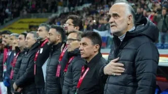 کادر فنی تیم ملی شهرآورد را از نزدیک تماشا می‌کند