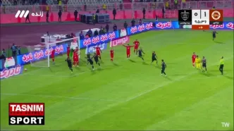 گل اول پرسپولیس به تراکتور را ببینید + ویدیو