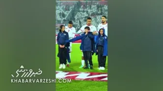 ویدیو| وقتی ملی پوش‌ها کاپشن خود را چتر کودکان کردند!