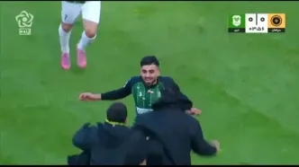 ویدیو: گل اول خیبر به سپاهان توسط محسن سفیدچغایی