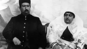 دختر محمدعلی‌شاه قاجار در تبعید