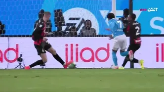 خلاصه بازی ناپولی مقابل میلان را ببینید + ویدیو