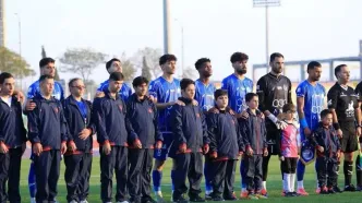 پوستر استقلال برای بازی با خیبر خرم‌آباد