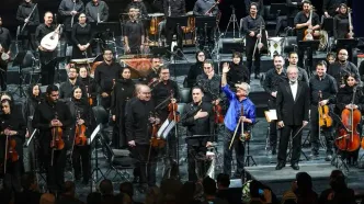 با ارکستر موسیقی ملی ایران با نام"کنون به‌ گوش می‌رسد…"/ گزارش تصویری