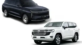 مقایسه تویوتا لندکروزر ۲۰۲۵ با شاسی‌بلند چینی ایران خودرو