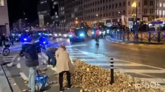 وضعیت باورنکردنی خیابان‌های بروکسل بلژیک/ ویدئو