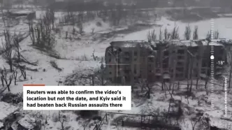 پرچم‌ روسیه در میرنوهراد اوکراین به اهتزاز درآمد