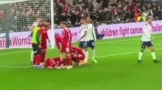 ویدئو: نگرانی کیه‌زا از مصدومیت ایساک مقابل تاتنهام