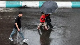 ادامه بارش‌ها در برخی از مناطق کشور