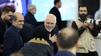 حضور ظریف در جشن 10 سالگی خبرفوری/ تصاویر