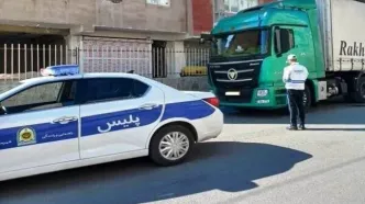پلیس جلوی جوان ۱۷ ساله با کامیون را گرفت+ جزئیات