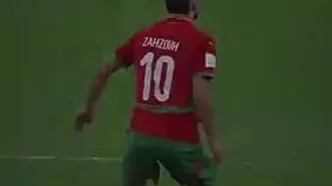 ویدئو: کنترل توپ جالب بازیکن مراکش در رقابت‌های عرب کاپ