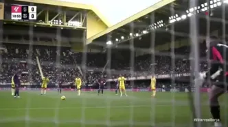 گل اول بارسلونا به ویارئال+ ویدئو