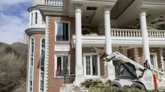 وضعیت ویلای لاکچری شخص معروف پس از تخریب