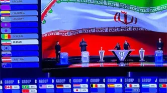 گروه ایران در جام جهانی مشخص شد