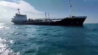 ببینید| تصاویر نفتکش خارجی توقیف‌شده در آب‌های خلیج فارس