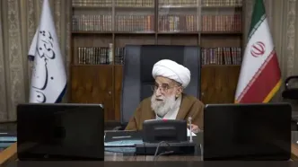 عکسی از جنتیِ ۹۹ ساله در جلسه امروز شورای نگهبان