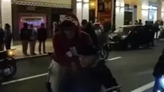 ویدئو: جشن خیابانی مراکشی‌ها پس از قهرمانی در عرب‌کاپ