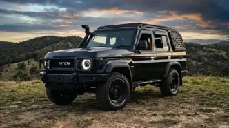 وقتی لندکروزر آفرودی لباس لاکچری می‌پوشد