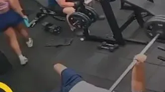 مرگ دلخراش یک وزنه‌بردار هنگام تمرین در باشگاه