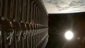 انفجار یک ماهواره استارلینک در فضا