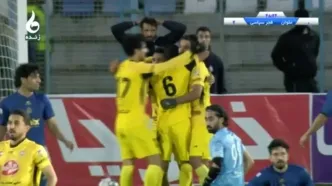 گل سوم فجر سپاسی به ملوان + ویدئو