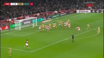 ویدیو: گل اول کریستال پالاس به آرسنال توسط مارک گوئهی