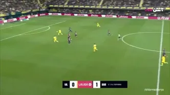 خلاصه بازی ویارئال 0 - بارسلونا 2