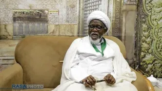 شیخ زکزاکی به حرم حضرت معصومه رفت + عکس