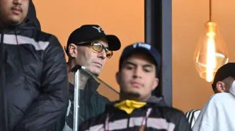 ویدیو| زیدان در حال تماشای بازی پسرش در جام ملت‌های آفریقا