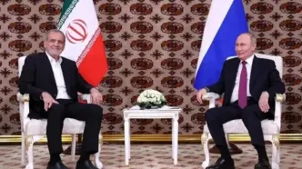 خبر فوری/ دیدار پوتین و پزشکیان در ترکمنستان