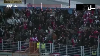 گل اول پرسپولیس به مس رفسنجان توسط سروش رفیعی