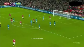 ویدیو: گل اول منچستریونایتد به ولورهمپتون توسط زیرکزی